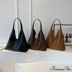 Stylish Leather Large Hobo Shoulder Bag