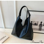 Stylish Leather Large Hobo Shoulder Bag