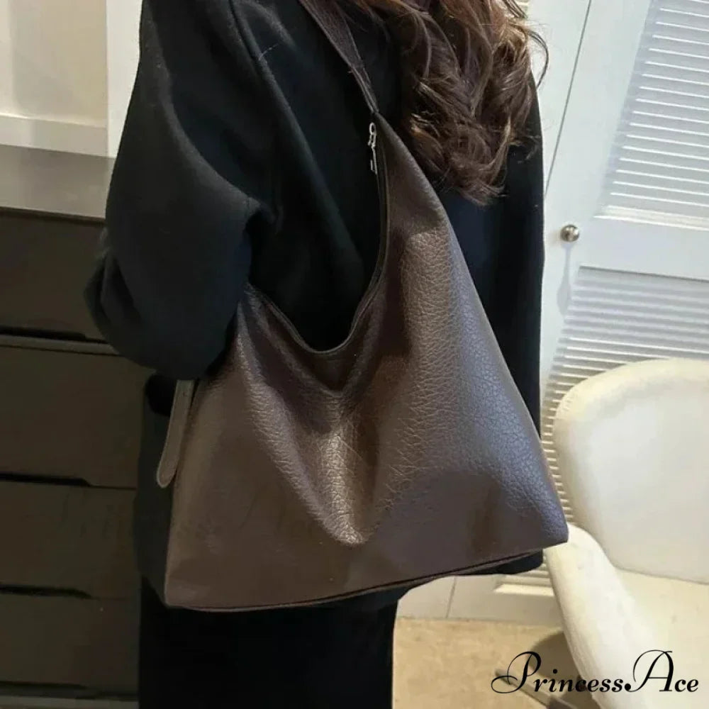 Stylish Leather Tote Shoulder Bag
