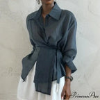 Stylish Long Sleeve Solid Baggy Sun Protection Top