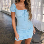 Stylish Moves Stylish Eyelet Mini Dress