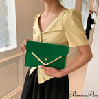 Stylish Night Felt Envelope Clutch Wristlet