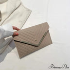 Stylish Night Felt Envelope Clutch Wristlet