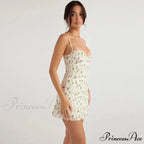 Stylish Open-Back Slender Floral Sundress
