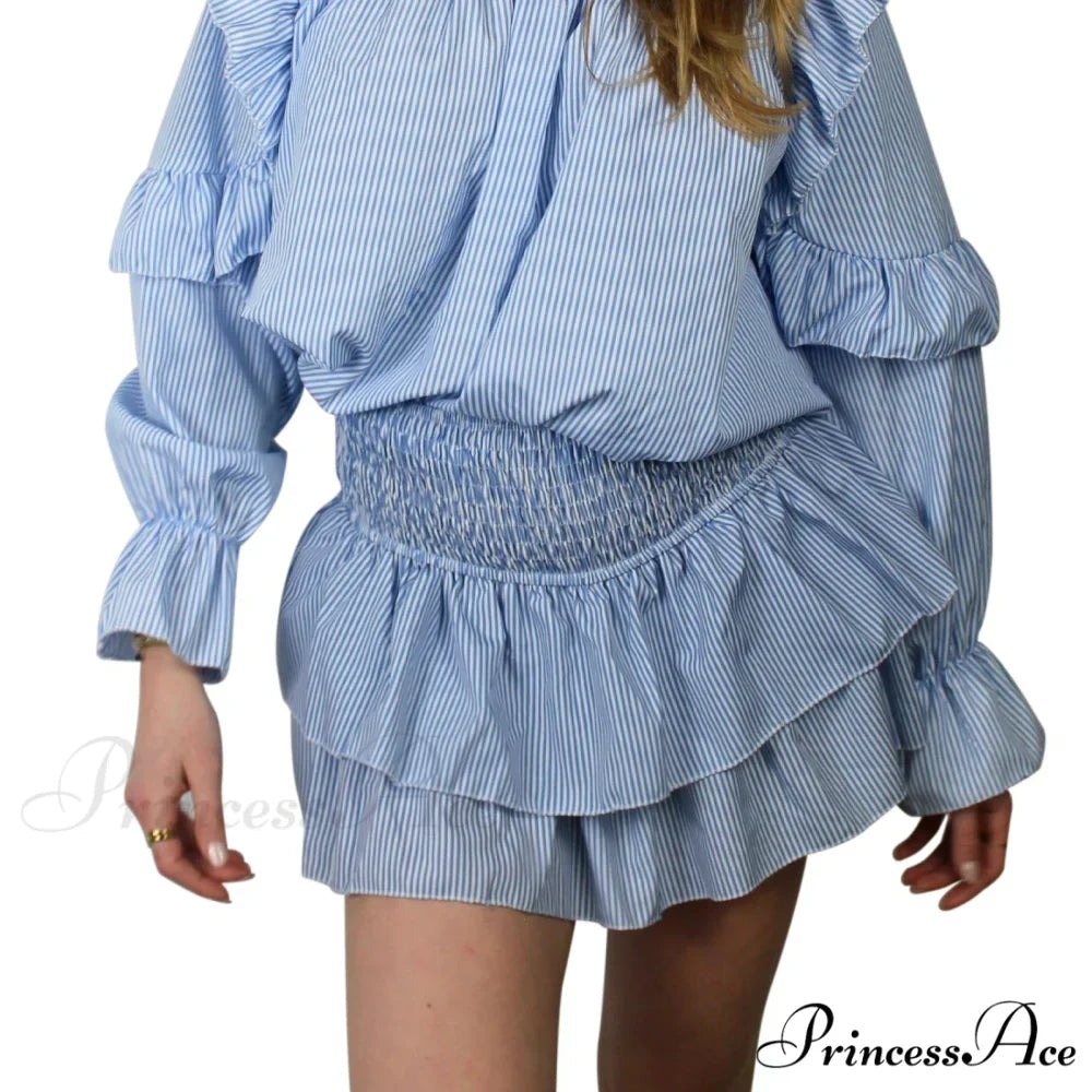 Stylish Printed Pleated Skirt