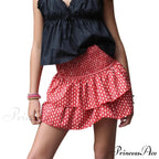 Stylish Printed Pleated Skirt