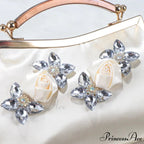 Stylish Rhinestone Evening Clutch Wristlet