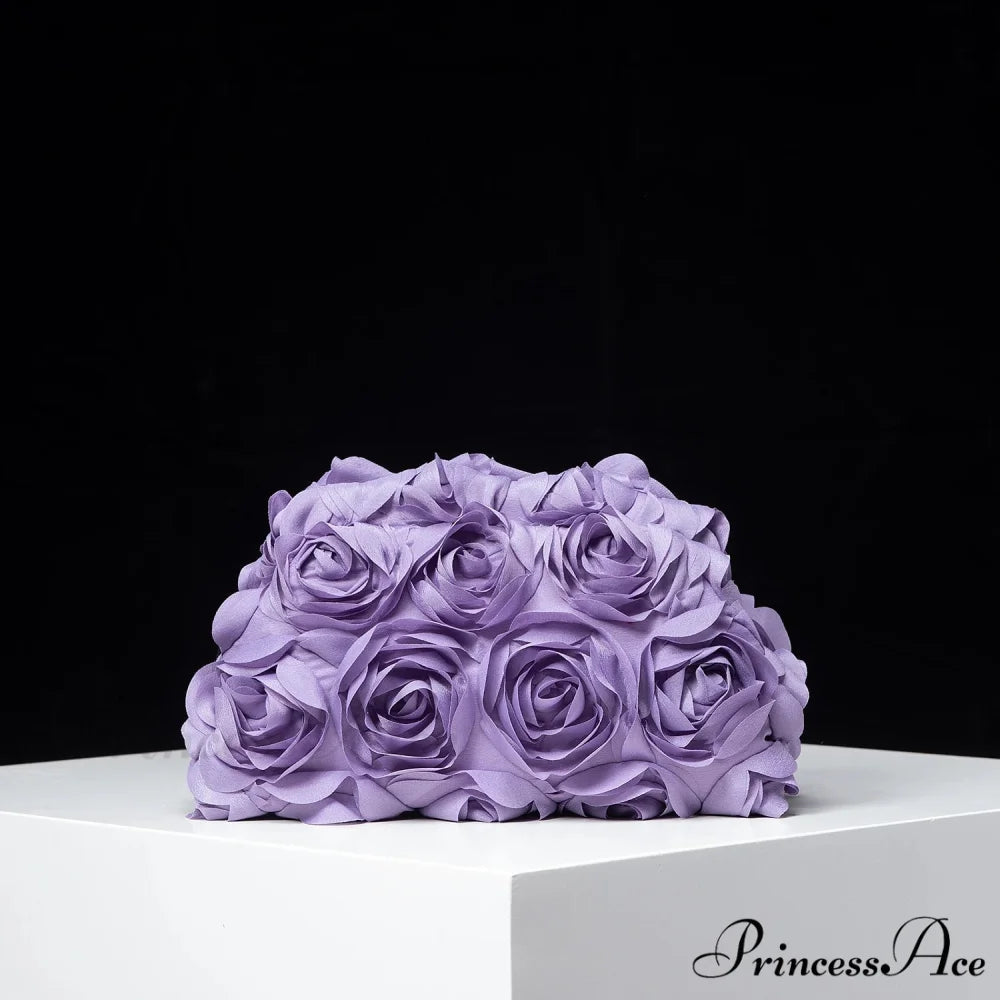 Stylish Rose Wedding Celebration Pouch Wristlet