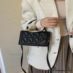 Stylish Tartan Faux Leather Petite Square Crossbody Purse