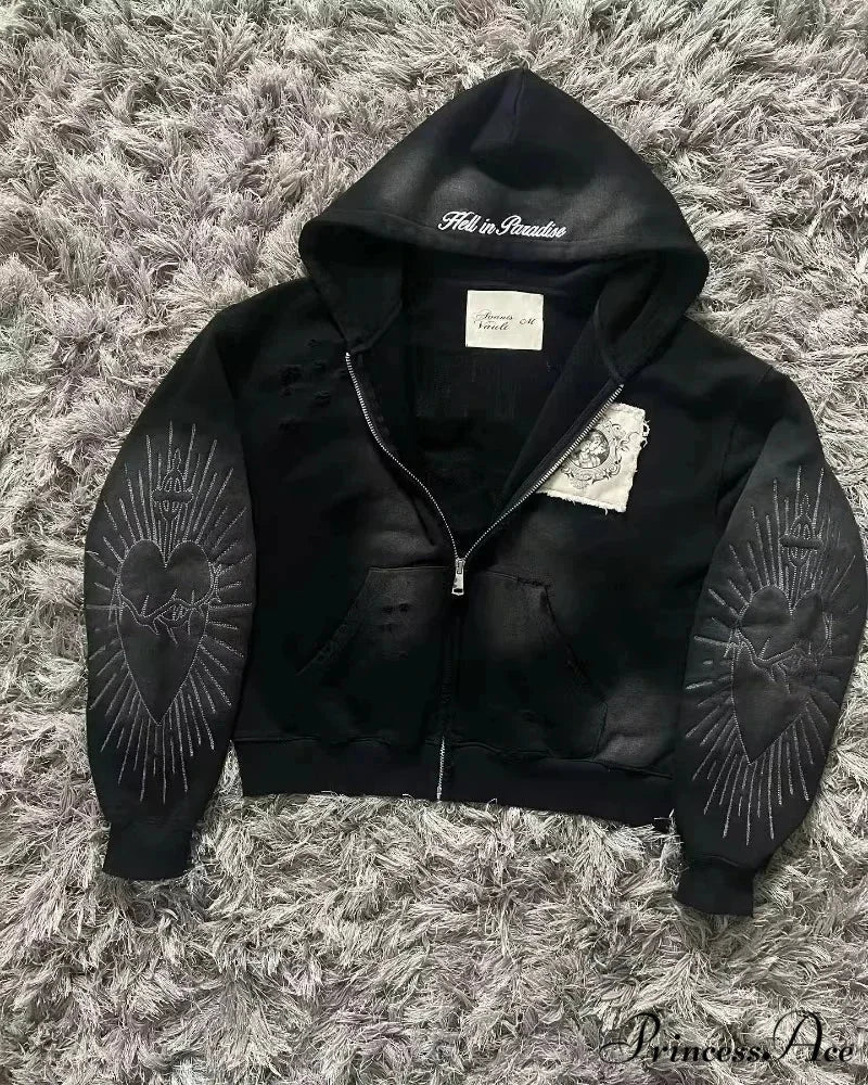 Stylish Trend Fleece Padded Zipper Hoodie