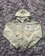 Stylish Trend Fleece Padded Zipper Hoodie