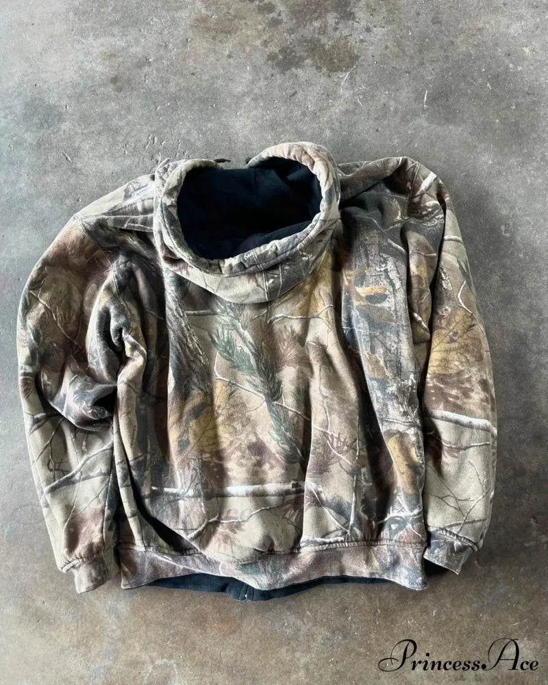 Stylish Trend Fleece Padded Zipper Hoodie