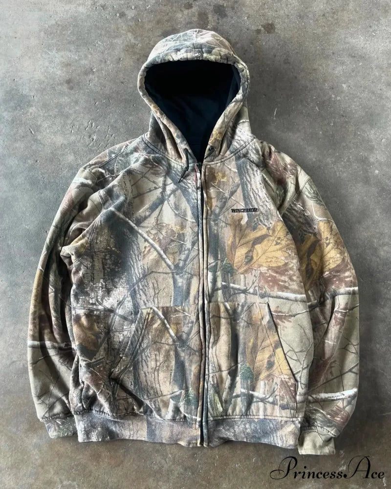 Stylish Trend Fleece Padded Zipper Hoodie