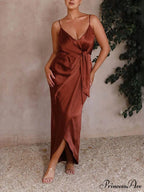 Stylish Unique Strappy Charming French Halter Midi Dresses