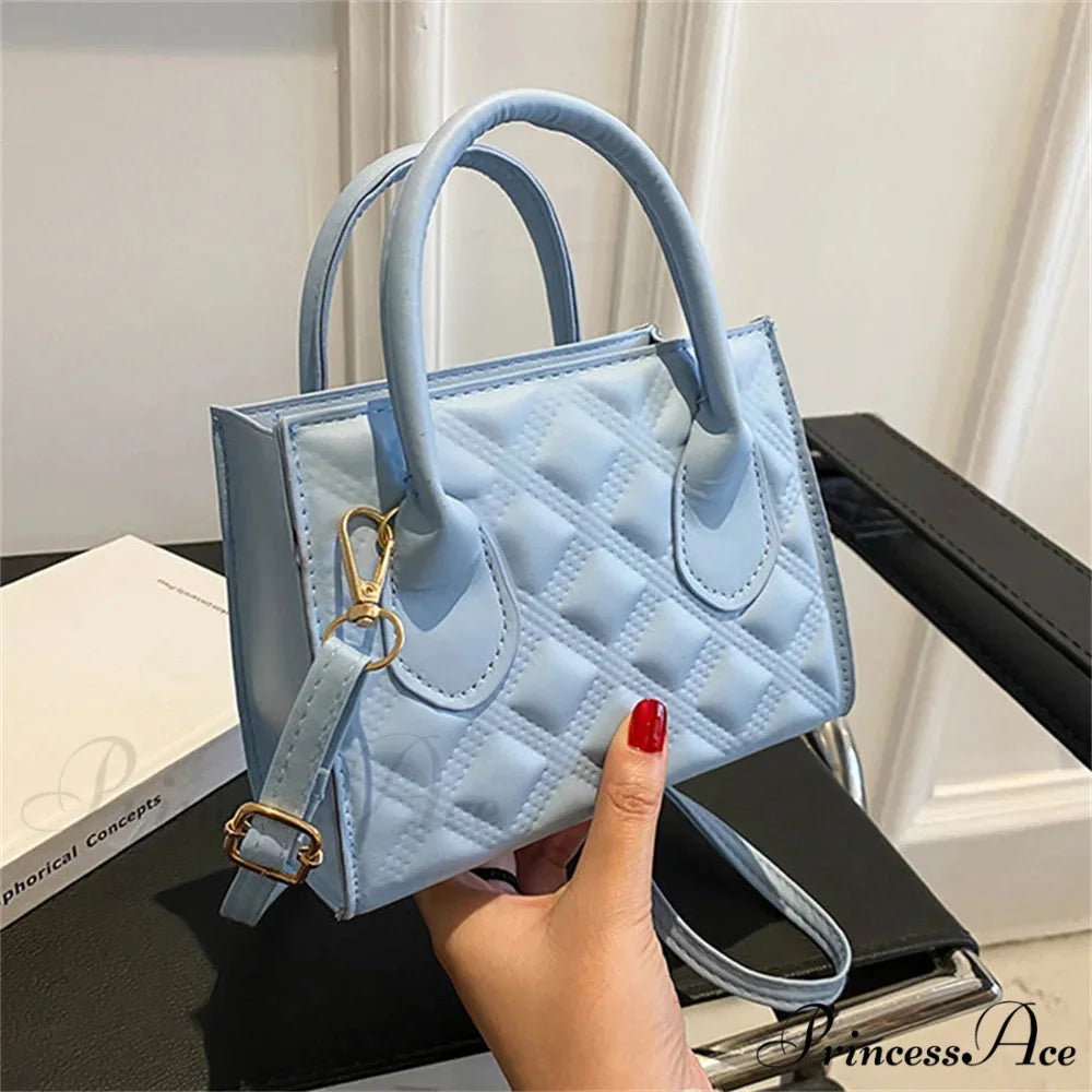 Stylish Vintage Faux Leather Petite Square Crossbody Purse