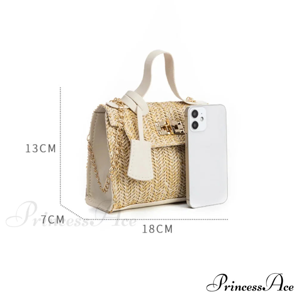 Stylish Woven Individuality Straw Purse