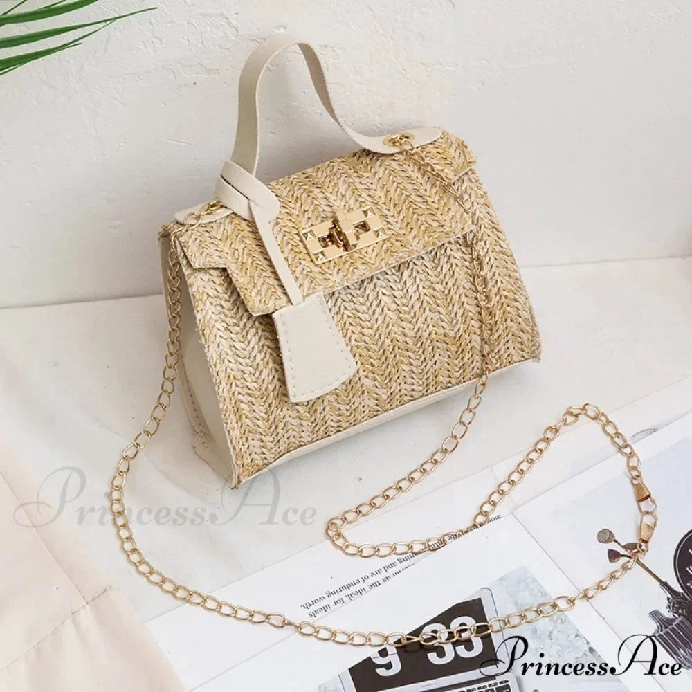 Stylish Woven Individuality Straw Purse