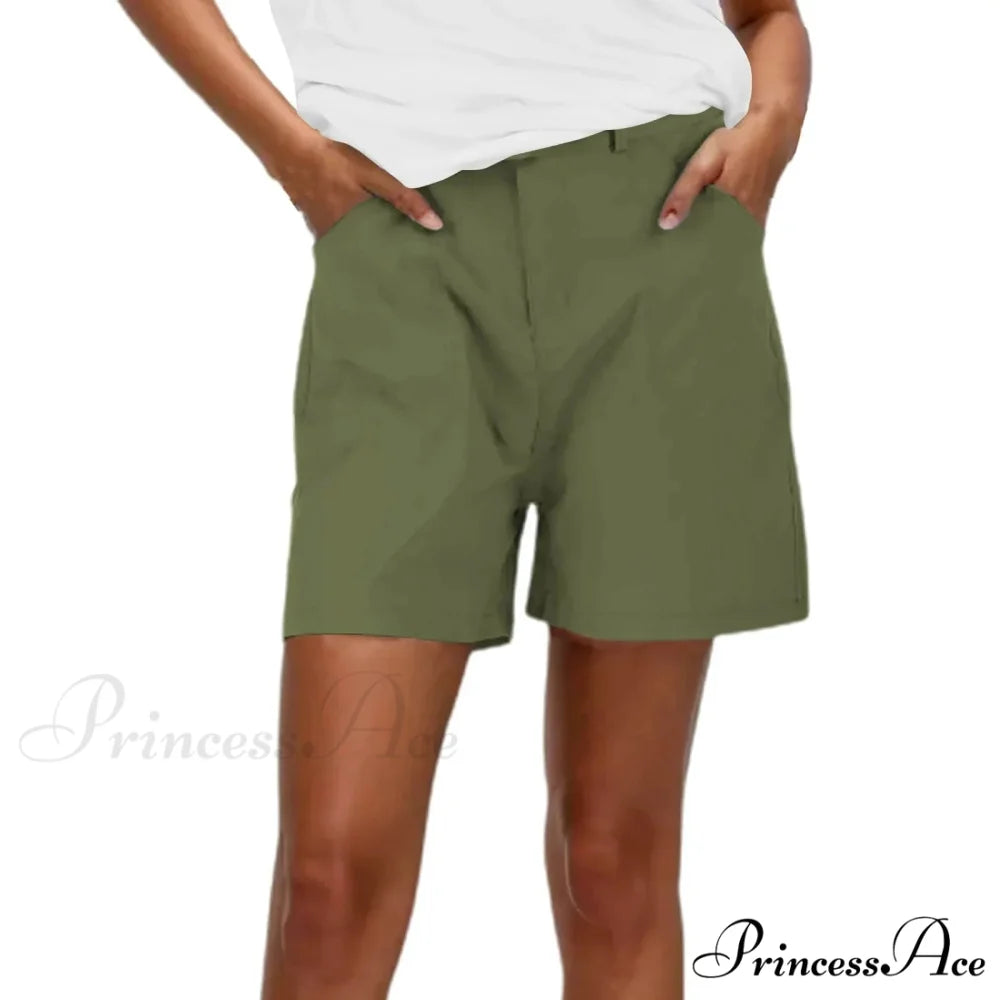 Summer Casual Chino Stretch Twill Regular Fit Hiking Short