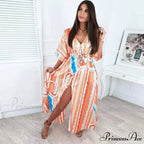 Summer Elegant Gorgeous Printing Long Party Boho Dress