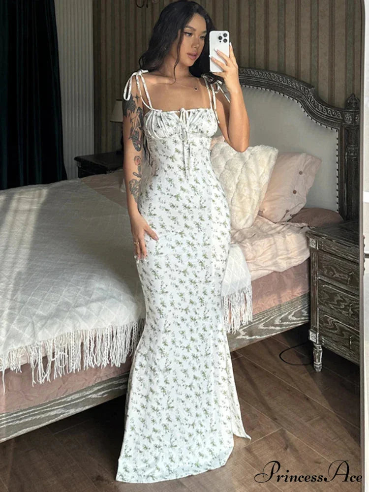 Summer Off Shoulder Lace Up Deep V Neck es Ladies Holiday Casual Long Woman Floral Dress