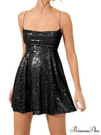 Summer Sling Sleeveless Backless Criss Cross Tie Mini Dress