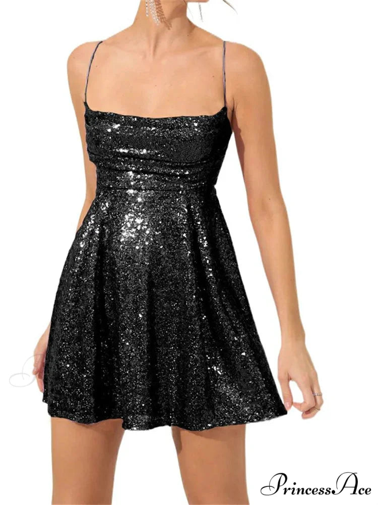 Summer Sling Sleeveless Backless Criss Cross Tie Mini Dress