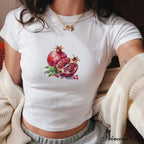 Summer Y2K Cherry Print T-shirt