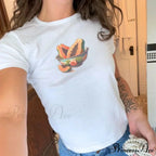 Summer Y2K Cherry Print T-shirt