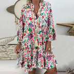 Summer Y2k Ladies Loose Bohemian Short Women's Boho Dress