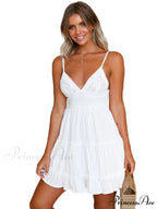 suspender Women's dress for lace daily stitching vacation