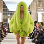 Sustainable Faux Fox Hooded Coat