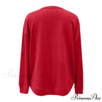 Sweet Big Bow Chic Long Sleeve Tunic Y2K Christmas Hoodie