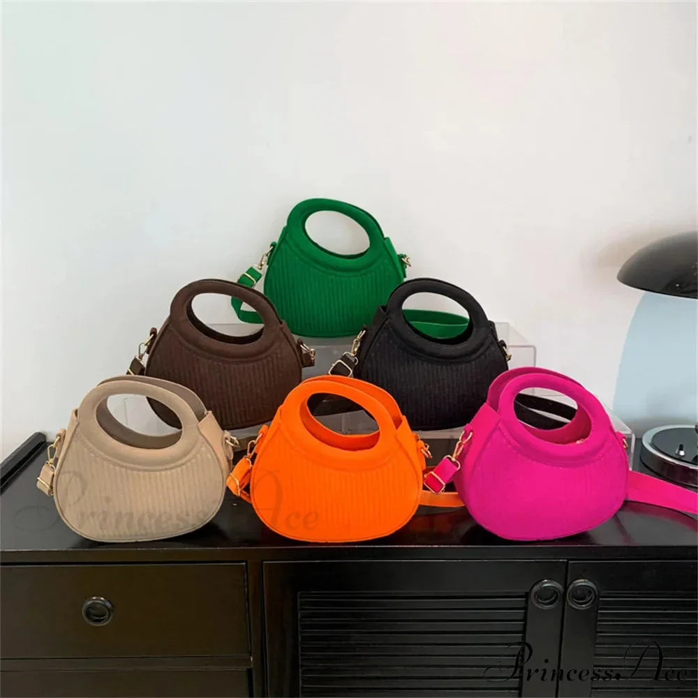 Sweet Color Top-Handle Crossbody Informal Women's Purse