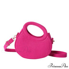 Sweet Color Top-Handle Crossbody Informal Women's Purse