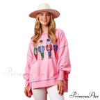 Sweet Fresh Korean Sequins Thickened Versatile Christmas Hoodie
