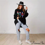 Sweet Fresh Korean Sequins Thickened Versatile Christmas Hoodie