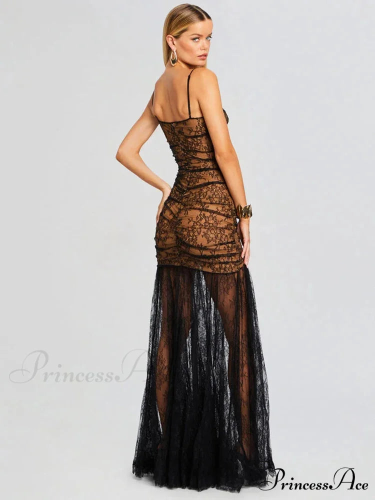 Sweetheart Neckline Lace Mermaid Party Dress