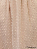 Swiss Dot Ruffle Hem A-line Dress