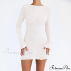 Sydney Formal Sequin Charming Scroll Mini Dress