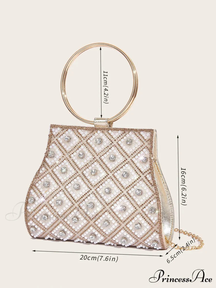 Synonyms: Rhinestone - Sparkling, Fashion - Stylish, Party - Celebration, Wedding - MarriageModified Title: PU Sparkling Clutch Bag for Women Celebration Marriage Stylish