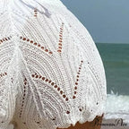 Synthetic Knitted Swimsuit Block Brief