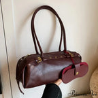 Synthetic Leather Clasp Stylish Crossbody Bag