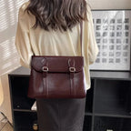 Synthetic Leather High-End Designer Shoulder Bag