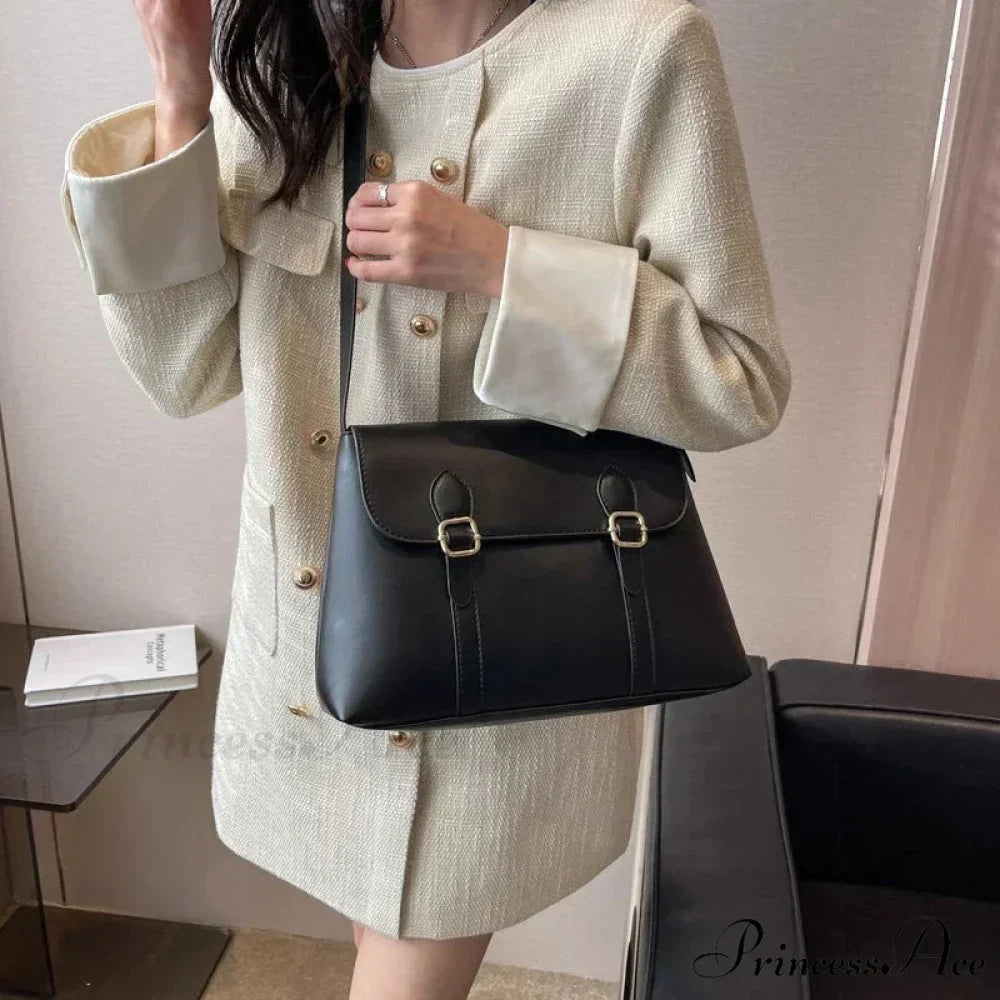Synthetic Leather High-End Designer Shoulder Bag