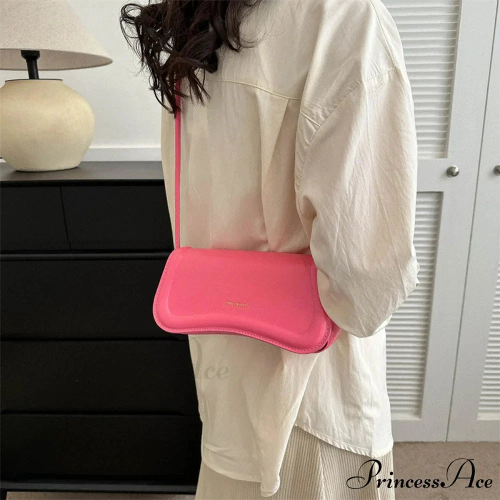 Synthetic Leather Underarm Shoulder Crossbody Bag
