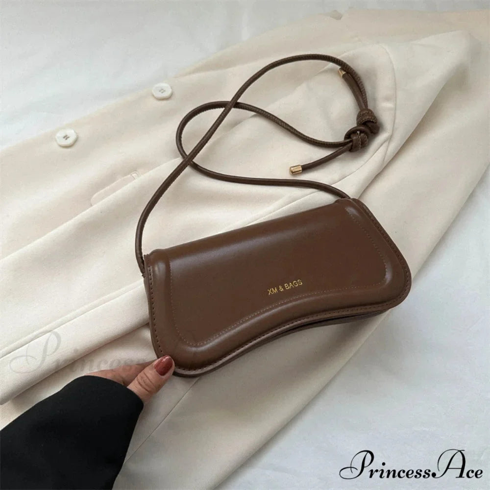 Synthetic Leather Underarm Shoulder Crossbody Bag