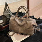 Synthetic Leather Vintage Crossbody Shoulder Bag