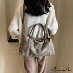Synthetic Leather Vintage Crossbody Shoulder Bag