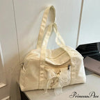 Synthetic Stitching Thread Crossbody Shoulder Bag