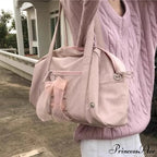 Synthetic Stitching Thread Crossbody Shoulder Bag